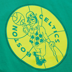 Boston Celtics Hardwood Classics Neon Nights Premium T-Shirt - Kelly Green | Mitchell & Ness on sale