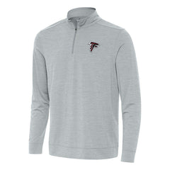 Atlanta Falcons Antigua Bright Quarter-Zip Top - Heather Gray discount