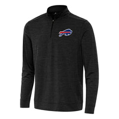 Buffalo Bills Antigua Bright Quarter-Zip Top - Heather Black cheap