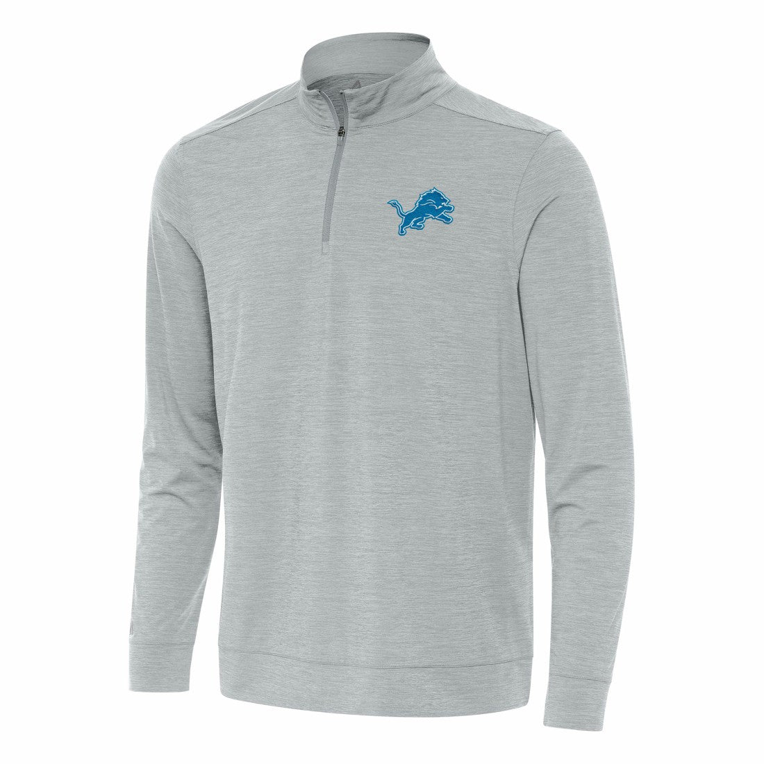Detroit Lions Antigua Bright Quarter-Zip Top - Heather Gray online