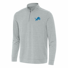 Detroit Lions Antigua Bright Quarter-Zip Top - Heather Gray online