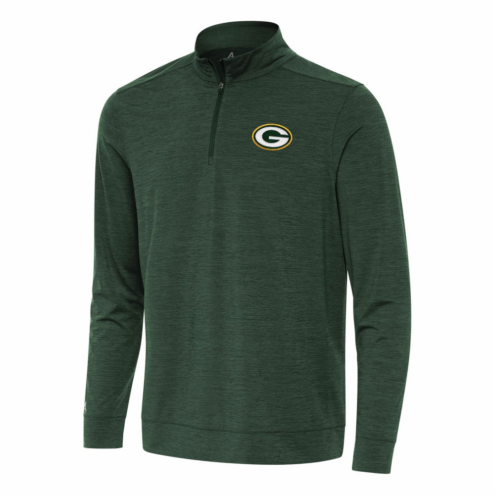 Green Bay Packers Antigua Bright Quarter-Zip Top - Green discount