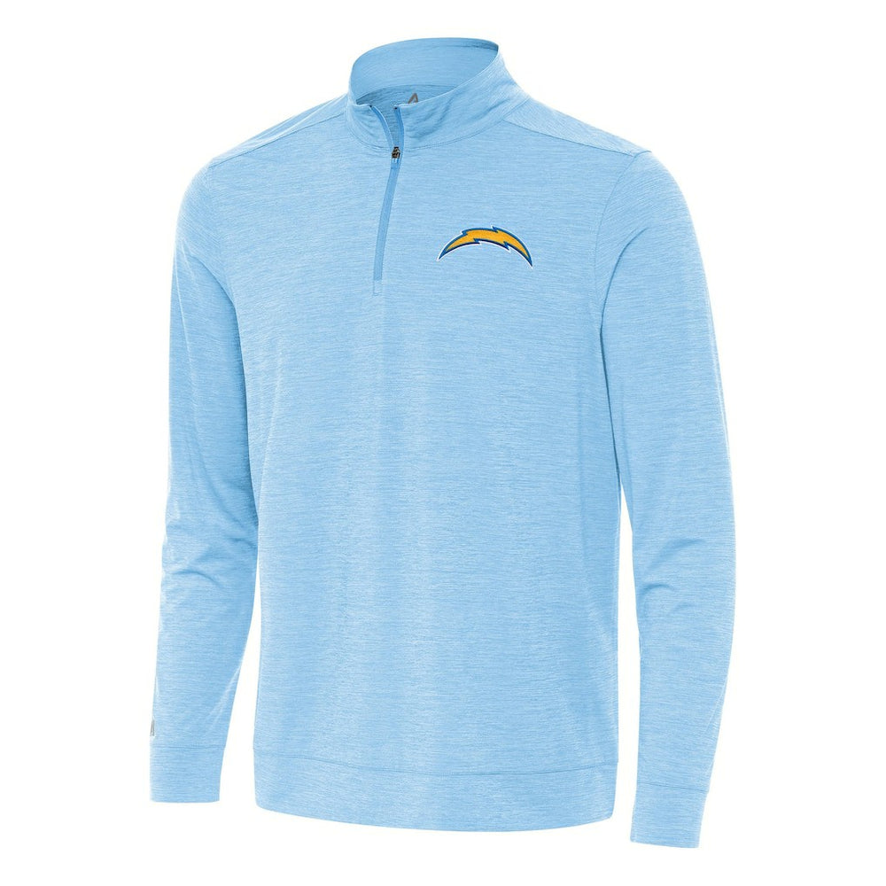 Los Angeles Chargers Antigua Bright Quarter-Zip Top - Powder Blue outlet