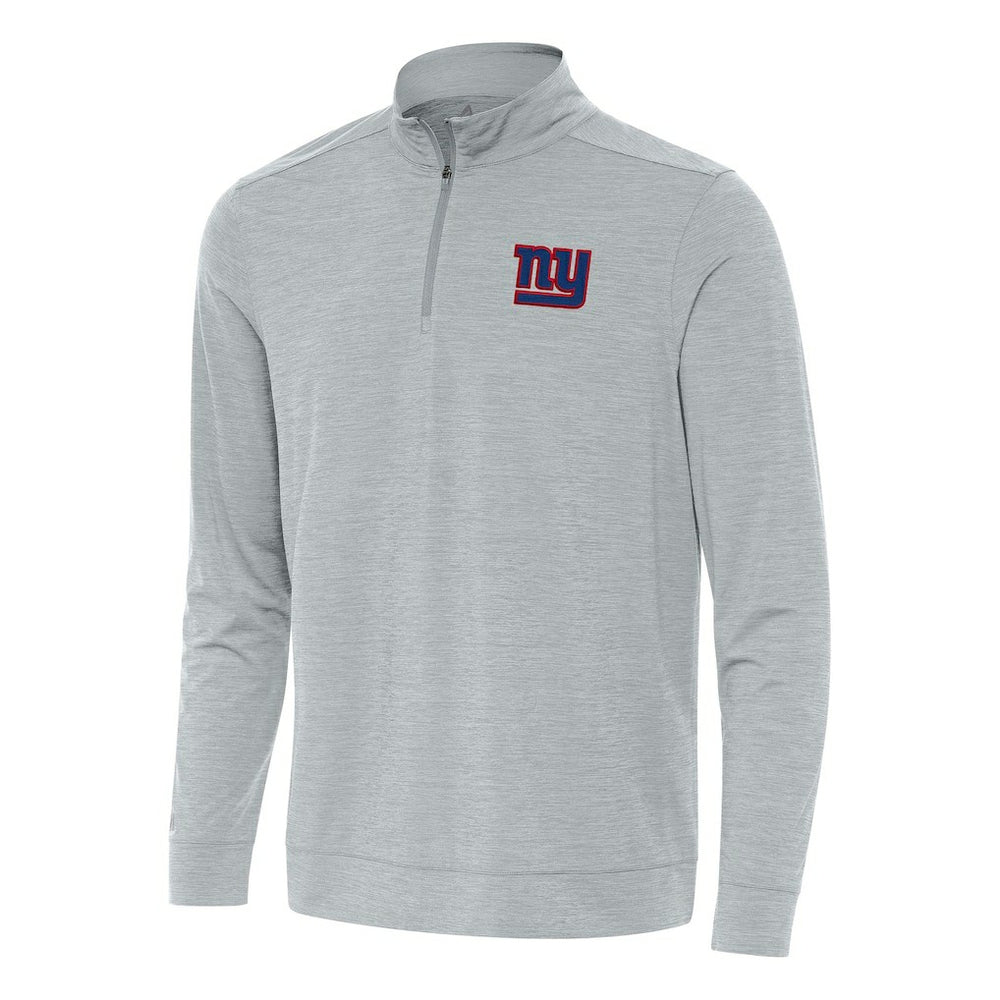New York Giants Antigua Bright Quarter-Zip Top - Heather Gray sale