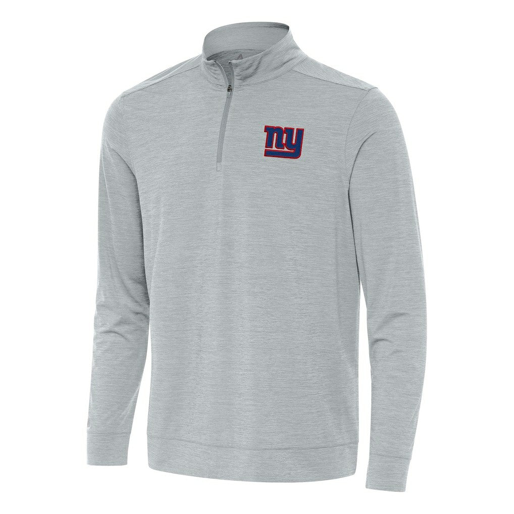 New York Giants Antigua Bright Quarter-Zip Top - Heather Gray sale