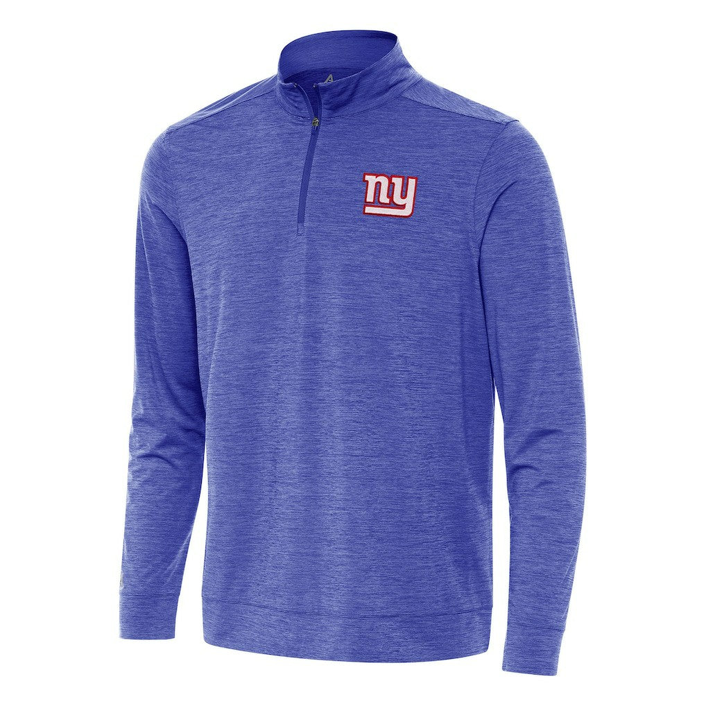 New York Giants Antigua Bright Quarter-Zip Top - Heather Royal sale