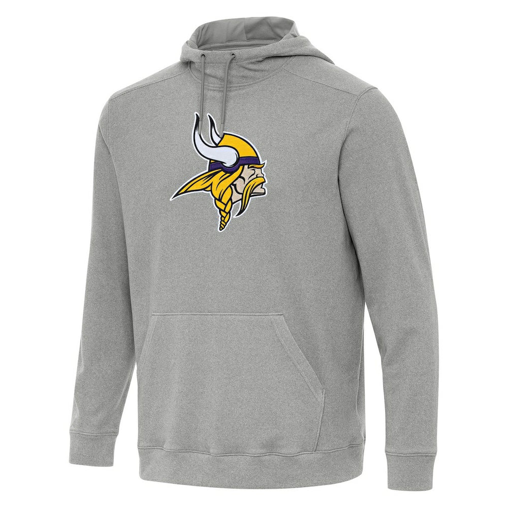 Minnesota Vikings Antigua Cloud Pullover Hoodie - Heather Gray on sale