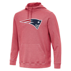 New England Patriots Antigua Cloud Pullover Hoodie - Heather Red online
