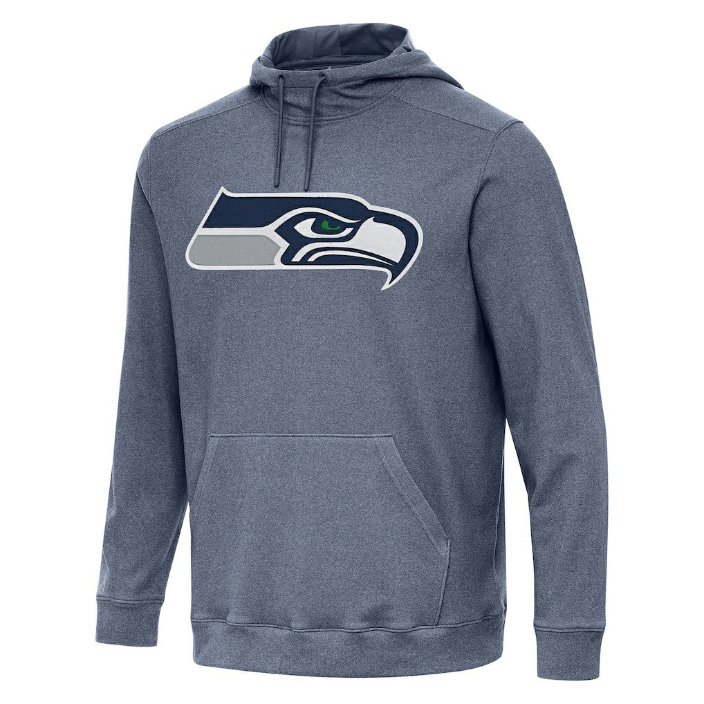 Seattle Seahawks Antigua Cloud Pullover Hoodie - Heather College Navy outlet