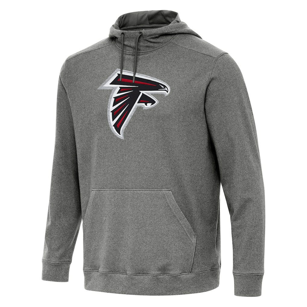Atlanta Falcons Antigua Cloud Pullover Hoodie - Heather Black sale