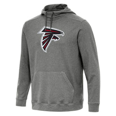 Atlanta Falcons Antigua Cloud Pullover Hoodie - Heather Black sale