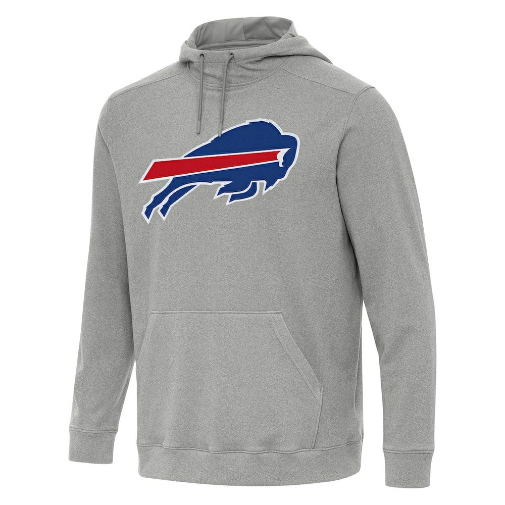 Buffalo Bills Antigua Cloud Pullover Hoodie - Heather Gray cheap