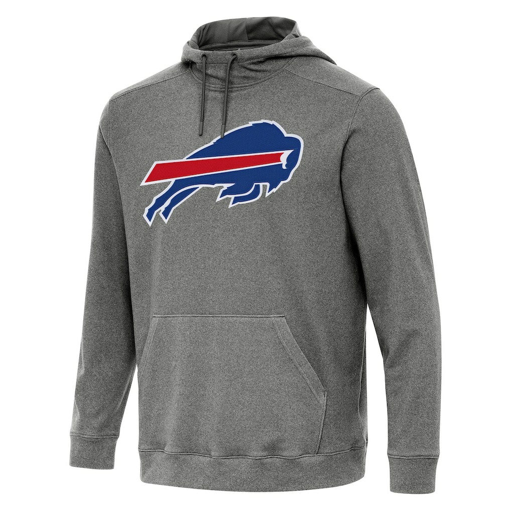 Buffalo Bills Antigua Cloud Pullover Hoodie - Heather Black on sale