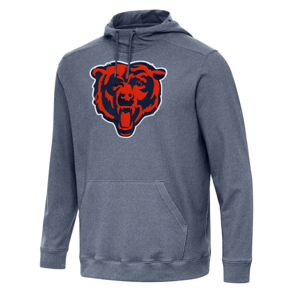 Chicago Bears Antigua Cloud Pullover Hoodie - Heather Navy on sale