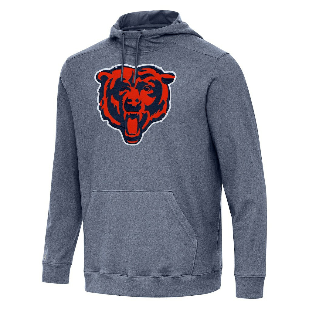 Chicago Bears Antigua Cloud Pullover Hoodie - Heather Navy on sale