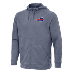Buffalo Bills Antigua Effortless Full-Zip Hoodie - Heather Navy cheap