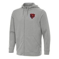 Chicago Bears Antigua Effortless Full-Zip Hoodie - Heather Gray sale