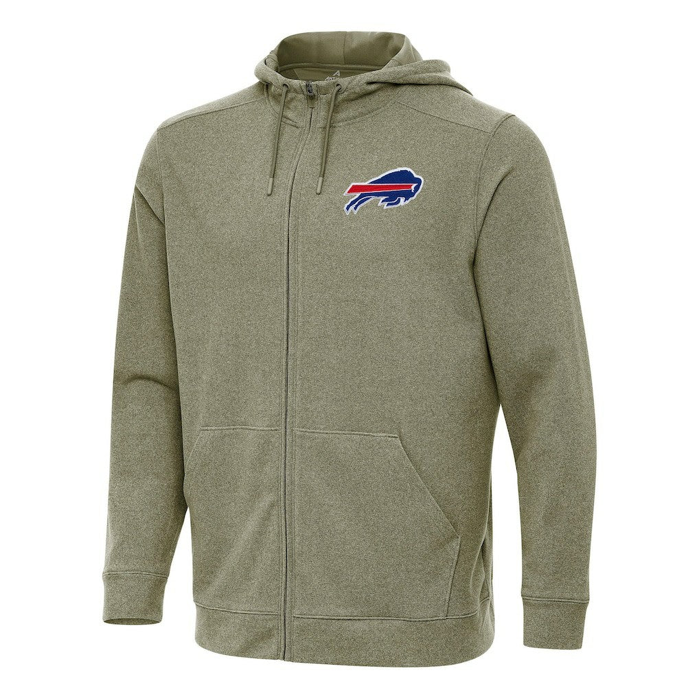 Buffalo Bills Antigua Effortless Full-Zip Hoodie - Olive discount