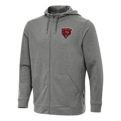 Chicago Bears Antigua Effortless Full-Zip Hoodie - Heather Black sale