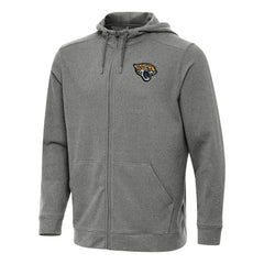 Jacksonville Jaguars Antigua Effortless Full-Zip Hoodie - Heather Black online
