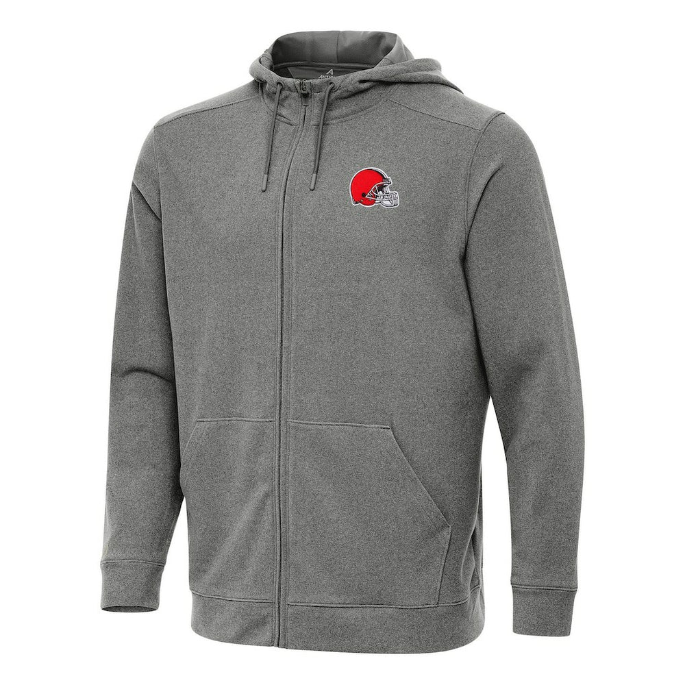 Cleveland Browns Antigua Effortless Full-Zip Hoodie - Heather Black online