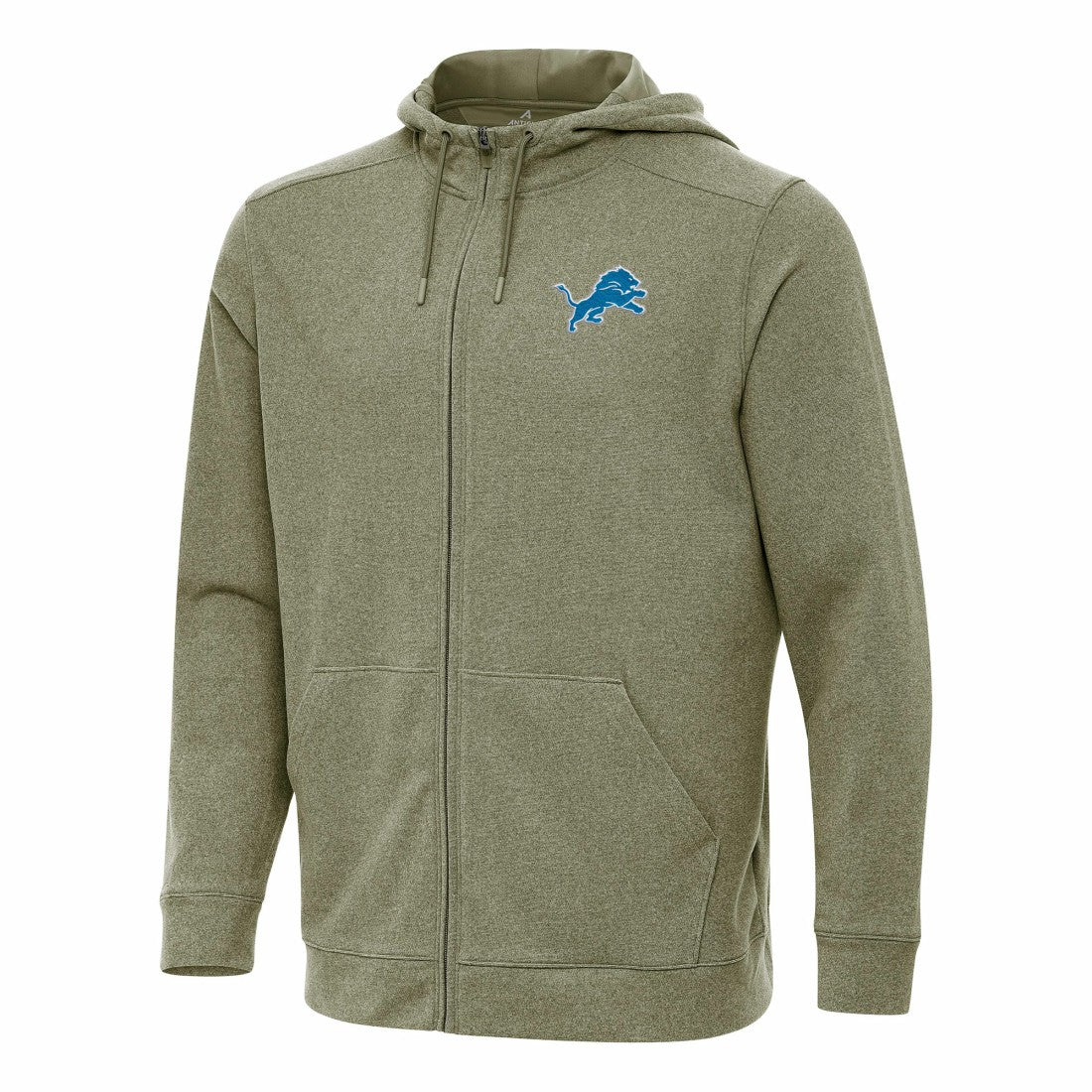 Detroit Lions Antigua Effortless Full-Zip Hoodie - Olive sale