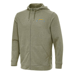 Los Angeles Chargers Antigua Effortless Full-Zip Hoodie - Olive outlet