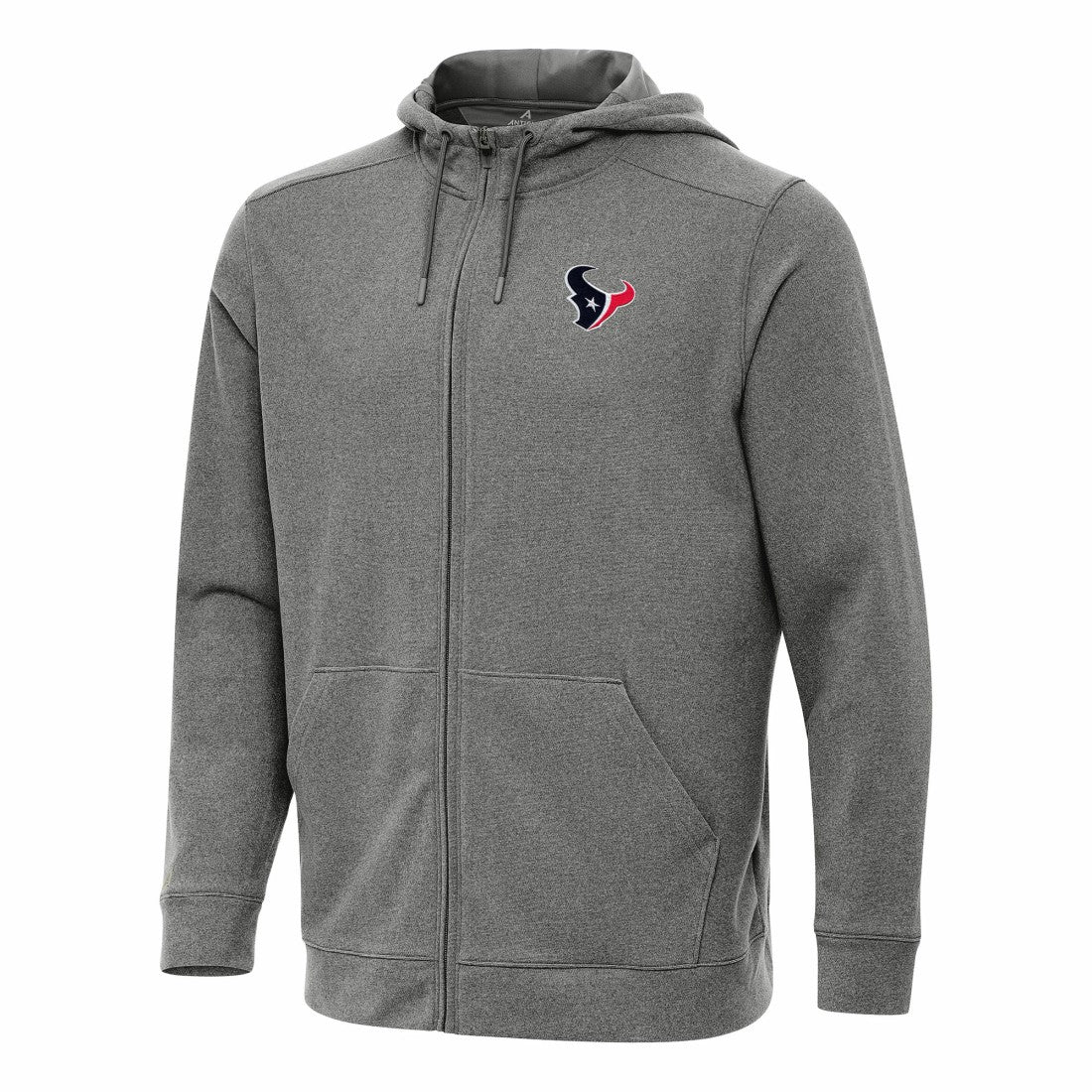 Houston Texans Antigua Effortless Full-Zip Hoodie - Heather Black online