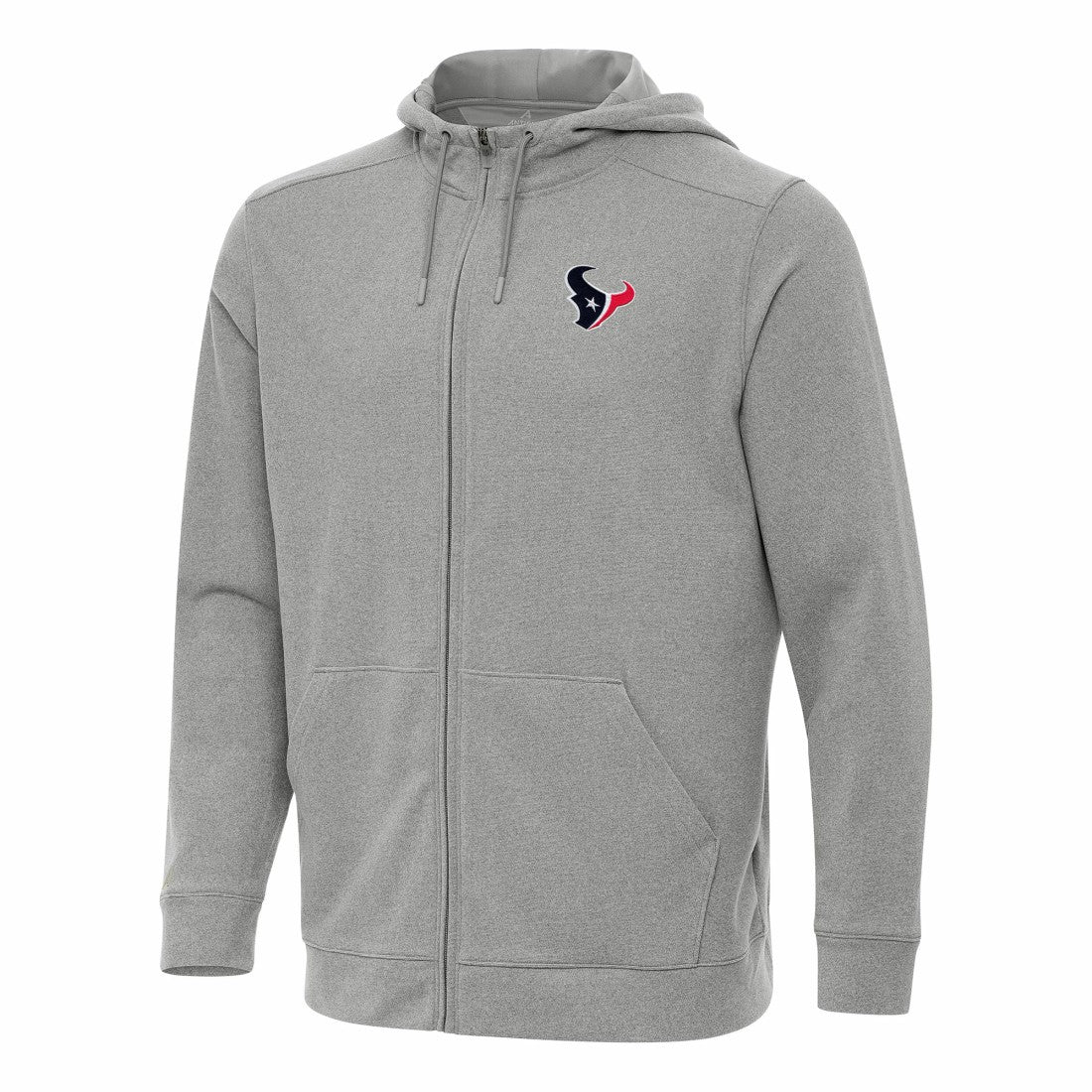 Houston Texans Antigua Effortless Full-Zip Hoodie - Heather Gray discount