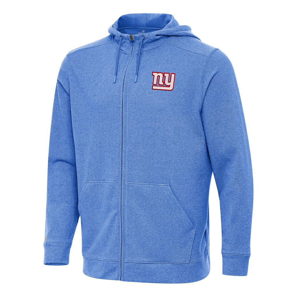 New York Giants Antigua Effortless Full-Zip Hoodie - Heather Royal cheap