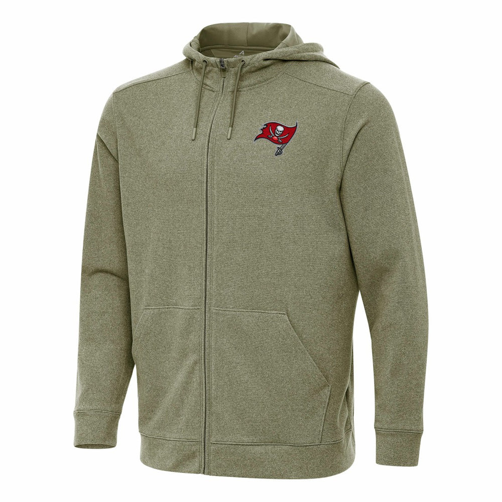 Tampa Bay Buccaneers Antigua Effortless Full-Zip Hoodie - Olive online