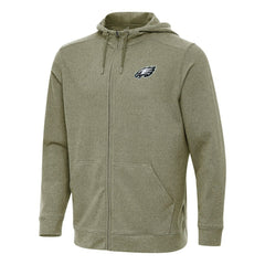 Philadelphia Eagles Antigua Effortless Full-Zip Hoodie - Olive cheap