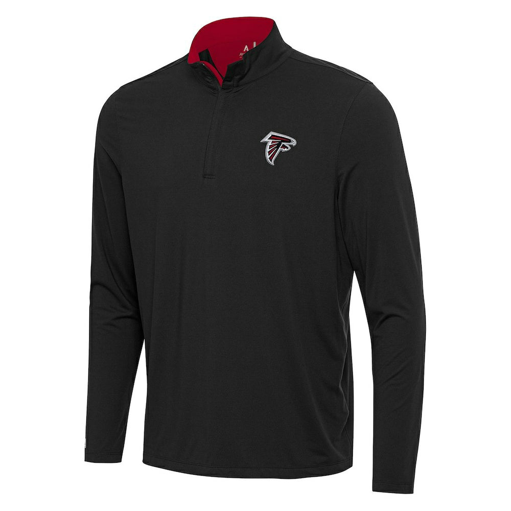 Atlanta Falcons Antigua Content Quarter-Zip Pullover Top - Black/Red online