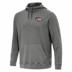 Denver Broncos Antigua Cloud Pullover Hoodie - Heather Black online