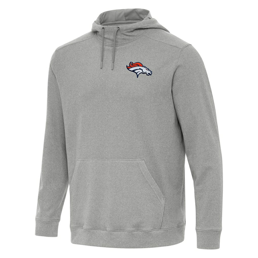 Denver Broncos Antigua Cloud Pullover Hoodie - Heather Gray online