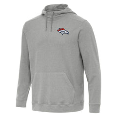 Denver Broncos Antigua Cloud Pullover Hoodie - Heather Gray online