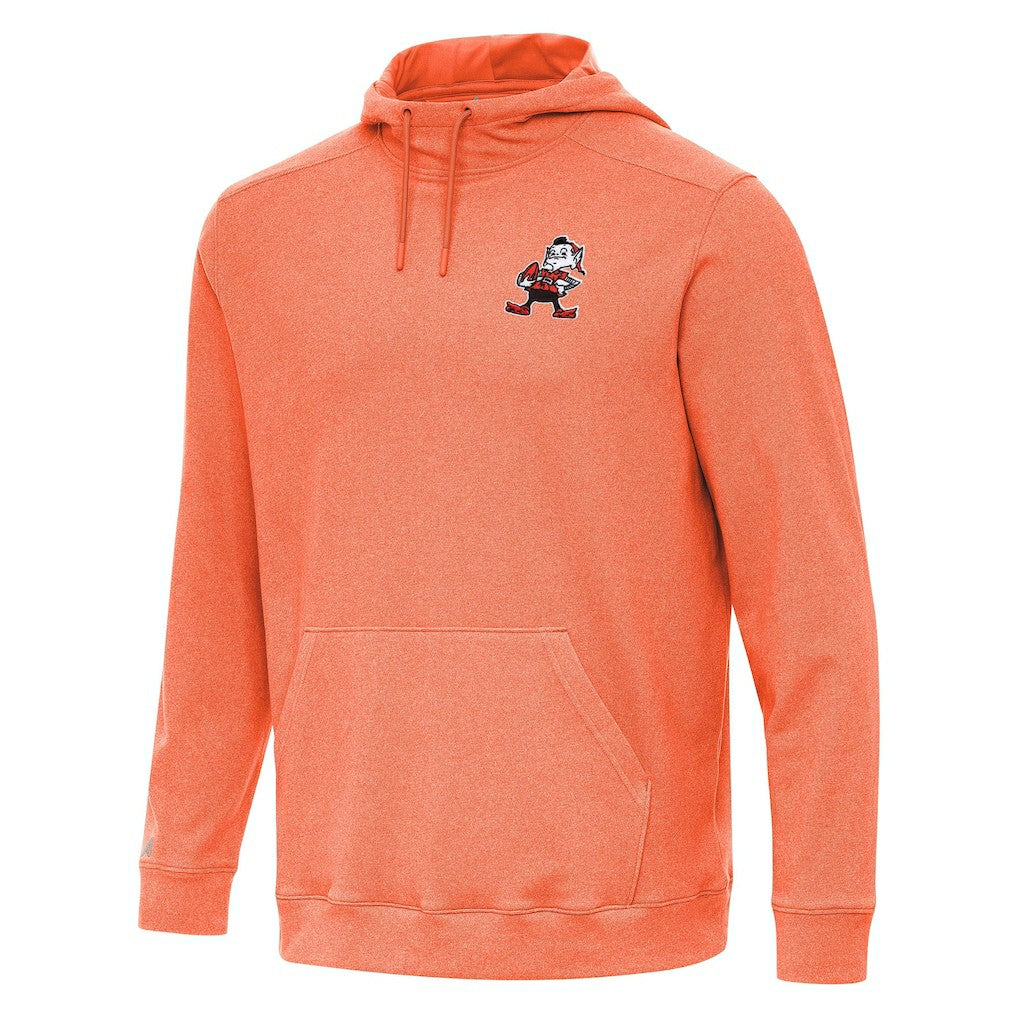 Cleveland Browns Antigua Cloud Pullover Hoodie - Heather Orange outlet