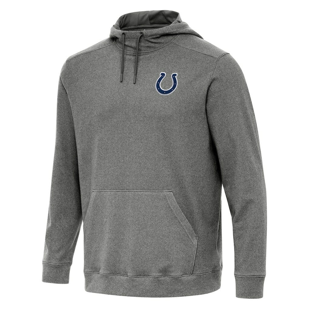 Indianapolis Colts Antigua Cloud Pullover Hoodie - Heather Black discount