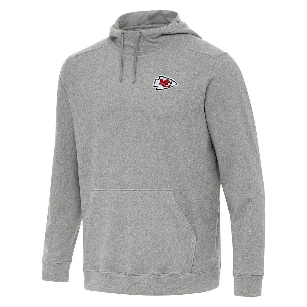 Kansas City Chiefs Antigua Cloud Pullover Hoodie - Heather Gray online