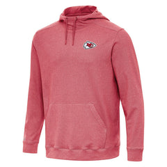Kansas City Chiefs Antigua Cloud Pullover Hoodie - Heather Red cheap