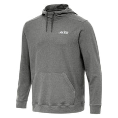 New York Jets Antigua Cloud Pullover Hoodie - Heather Black sale