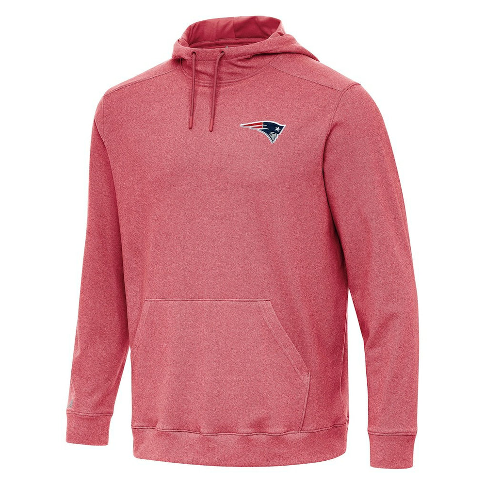 New England Patriots Antigua Cloud Pullover Hoodie - Heather Red outlet