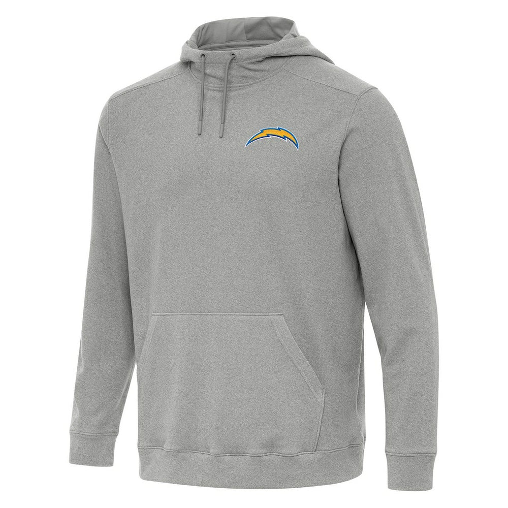 Los Angeles Chargers Antigua Cloud Pullover Hoodie - Heather Gray for sale