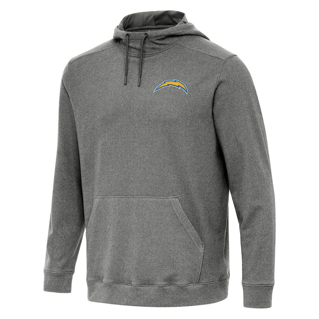 Los Angeles Chargers Antigua Cloud Pullover Hoodie - Heather Black outlet