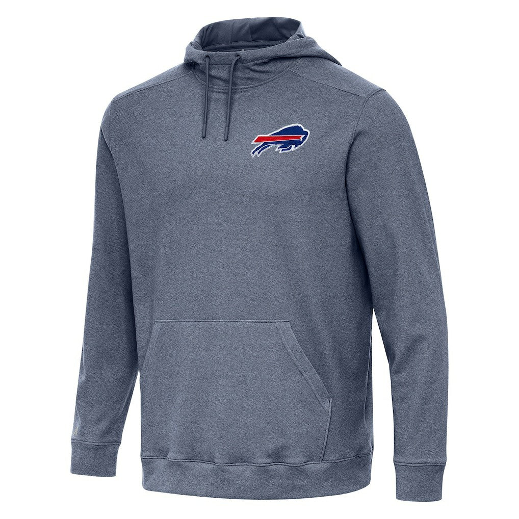 Buffalo Bills Antigua Cloud Pullover Hoodie - Heather Navy on sale