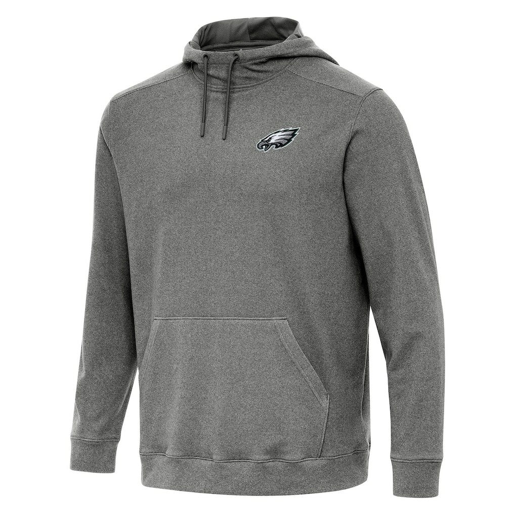 Philadelphia Eagles Antigua Cloud Pullover Hoodie - Heather Black sale