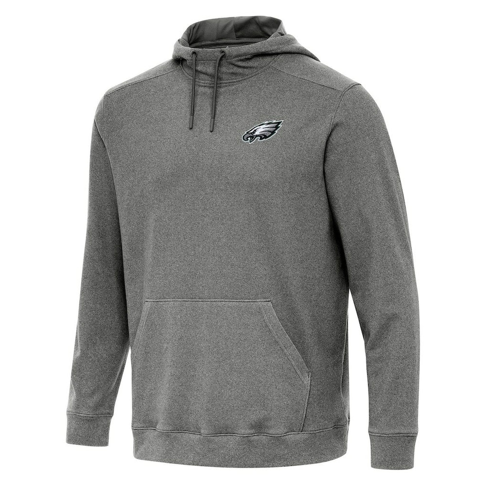 Philadelphia Eagles Antigua Cloud Pullover Hoodie - Heather Black sale
