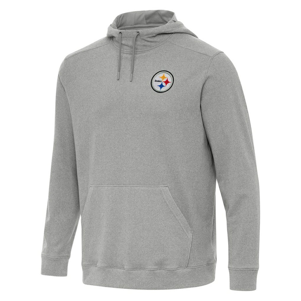 Pittsburgh Steelers Antigua Cloud Pullover Hoodie - Heather Gray cheap