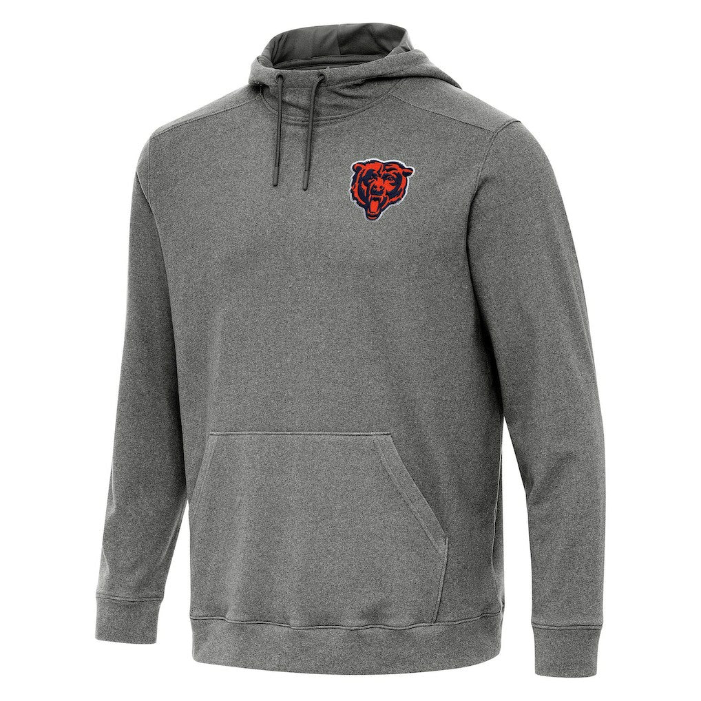 Chicago Bears Antigua Cloud Pullover Hoodie - Heather Black discount