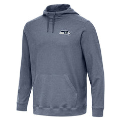 Seattle Seahawks Antigua Cloud Pullover Hoodie - Heather College Navy sale